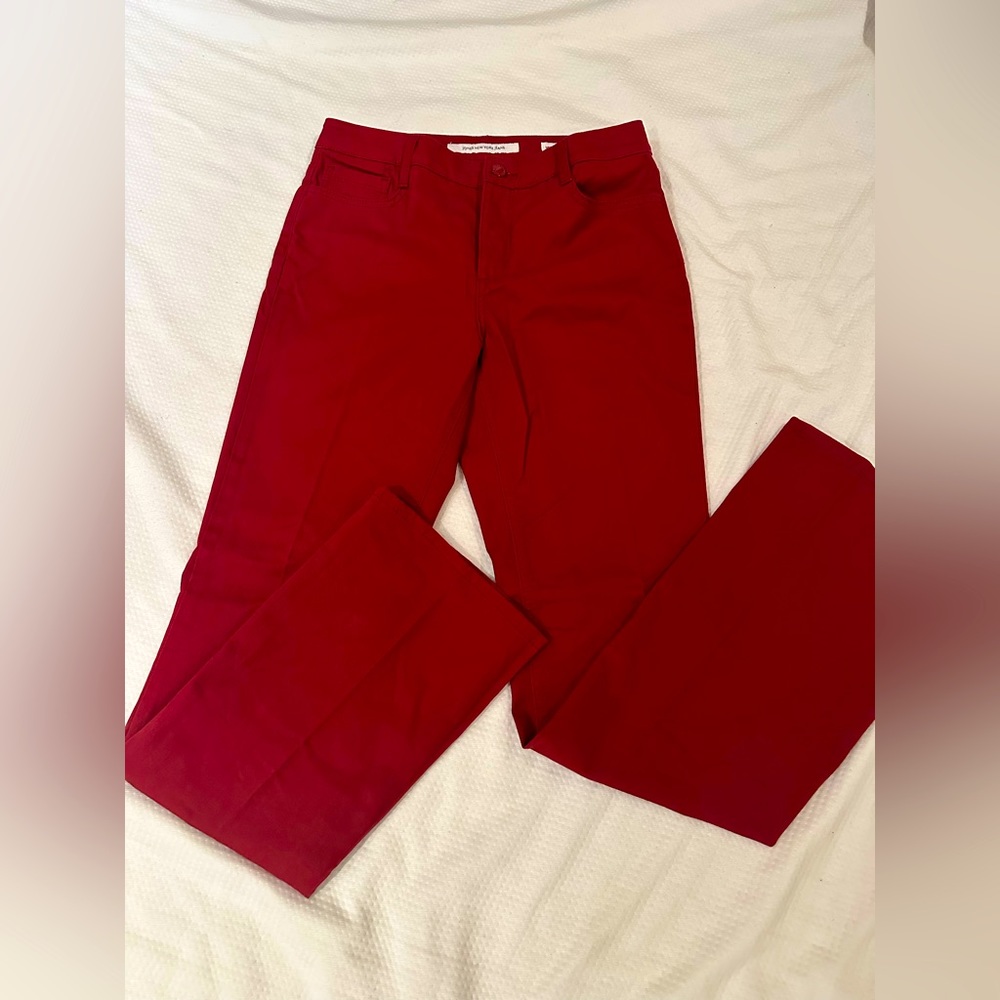 Jones New York Red Jeans